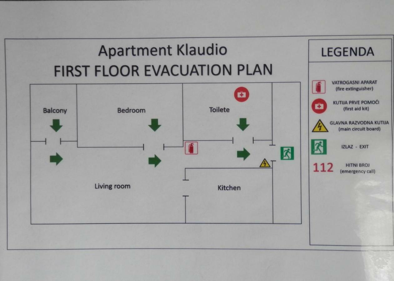 Apartment Klaudio Senj  Dış mekan fotoğraf